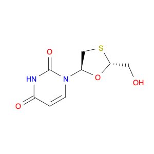 2,4(1H,3H)-Pyrimidinedione, 1-[2-(hydroxymethyl)-1,3-oxathiolan-5-yl]-, (2R-trans)- (9CI)