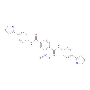 1,4-Benzenedicarboxamide, N1,N4-bis[4-(4,5-dihydro-1H-imidazol-2-yl)phenyl]-2-nitro-