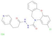 Dibenz[b,f][1,4]oxazepine-10(11H)-carboxylic acid, 8-chloro-, 2-[1-oxo-3-(4-pyridinyl)propyl]hydra…