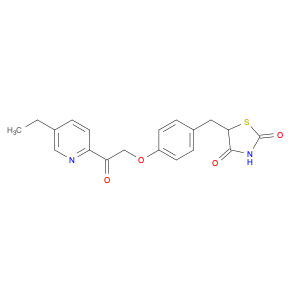 2,4-Thiazolidinedione, 5-[[4-[2-(5-ethyl-2-pyridinyl)-2-oxoethoxy]phenyl]methyl]-