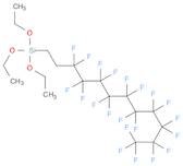 Silane, triethoxy(3,3,4,4,5,5,6,6,7,7,8,8,9,9,10,10,11,11,12,12,12-heneicosafluorododecyl)-