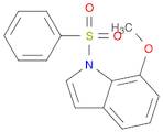 1H-Indole, 7-methoxy-1-(phenylsulfonyl)-