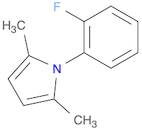 1H-Pyrrole, 1-(2-fluorophenyl)-2,5-dimethyl-