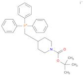 Phosphonium, [[1-[(1,1-dimethylethoxy)carbonyl]-4-piperidinyl]methyl]triphenyl-, iodide (1:1)