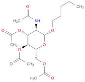 β-D-Glucopyranoside, pentyl 2-(acetylamino)-2-deoxy-, 3,4,6-triacetate