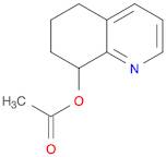 8-Quinolinol, 5,6,7,8-tetrahydro-, 8-acetate