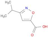 5-Isoxazolecarboxylic acid, 3-(1-methylethyl)-