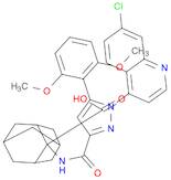 Tricyclo[3.3.1.13,7]decane-2-carboxylic acid, 2-[[[1-(7-chloro-4-quinolinyl)-5-(2,6-dimethoxypheny…