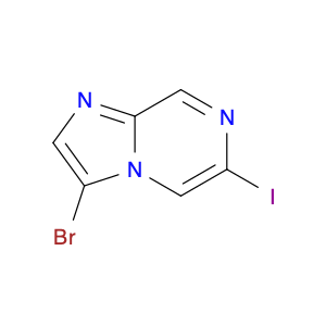 Imidazo[1,2-a]pyrazine, 3-bromo-6-iodo-