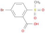 Benzoic acid, 5-bromo-2-(methylsulfonyl)-