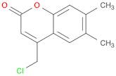 2H-1-Benzopyran-2-one, 4-(chloromethyl)-6,7-dimethyl-