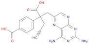 6-Pteridinepropanoic acid, 2,4-diamino-α-(4-carboxyphenyl)-α-2-propyn-1-yl-