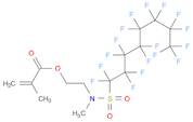 2-Propenoic acid, 2-methyl-, 2-[[(1,1,2,2,3,3,4,4,5,5,6,6,7,7,8,8,8-heptadecafluorooctyl)sulfonyl]…