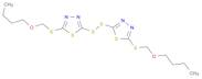 1,3,4-Thiadiazole, 2,2'-dithiobis[5-[(butoxymethyl)thio]- (9CI)