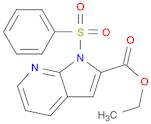 1H-Pyrrolo[2,3-b]pyridine-2-carboxylic acid, 1-(phenylsulfonyl)-, ethyl ester