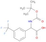 Benzeneacetic acid, α-[[(1,1-dimethylethoxy)carbonyl]amino]-3-(trifluoromethyl)-