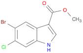 1H-Indole-3-carboxylic acid, 5-bromo-6-chloro-, methyl ester