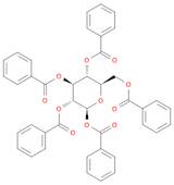 β-D-Glucopyranose, 1,2,3,4,6-pentabenzoate