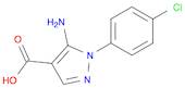 1H-Pyrazole-4-carboxylic acid, 5-amino-1-(4-chlorophenyl)-