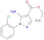 1H-Pyrazole-4-carboxylic acid, 5-amino-1-(2-chlorophenyl)-, ethyl ester