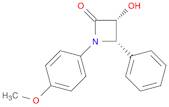 2-Azetidinone, 3-hydroxy-1-(4-methoxyphenyl)-4-phenyl-, (3R,4S)-