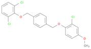 Benzene, 1-[(2-chloro-4-methoxyphenoxy)methyl]-4-[(2,6-dichlorophenoxy)methyl]-