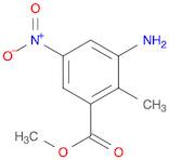 Benzoic acid, 3-amino-2-methyl-5-nitro-, methyl ester