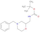 Carbamic acid, N-[[4-(phenylmethyl)-2-morpholinyl]methyl]-, 1,1-dimethylethyl ester