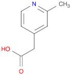 4-Pyridineacetic acid, 2-methyl-