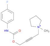 Pyrrolidinium, 1-[4-[[[(4-fluorophenyl)amino]carbonyl]oxy]-2-butyn-1-yl]-1-methyl-