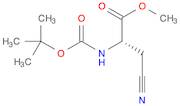 L-Alanine, 3-cyano-N-[(1,1-dimethylethoxy)carbonyl]-, methyl ester