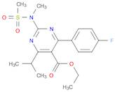 5-Pyrimidinecarboxylic acid, 4-(4-fluorophenyl)-6-(1-methylethyl)-2-[methyl(methylsulfonyl)amino...