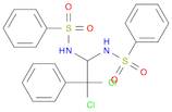 Benzenesulfonamide, N,N'-(2,2-dichloro-2-phenylethylidene)bis-