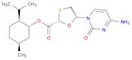 1,3-Oxathiolane-2-carboxylic acid, 5-(4-amino-2-oxo-1(2H)-pyrimidinyl)-, 5-methyl-2-(1-methyleth...