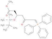 Hexanoic acid, 3-[[(1,1-dimethylethyl)dimethylsilyl]oxy]-5-oxo-6-(triphenylphosphoranylidene)-, ...