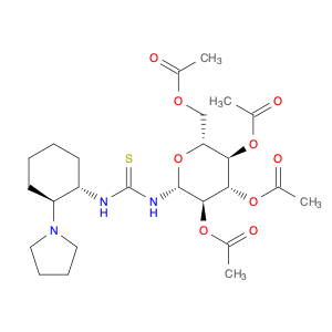 Thiourea, N-[(1S,2S)-2-(1-pyrrolidinyl)cyclohexyl]-N'-(2,3,4,6-tetra-O-acetyl-β-D-glucopyranosyl)-