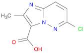 6-Chloro-2-methylimidazo[1,2-b]pyridazine-3-carboxylic acid