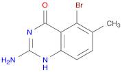 4(1H)-Quinazolinone, 2-amino-5-bromo-6-methyl-