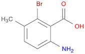 Benzoic acid, 6-amino-2-bromo-3-methyl-