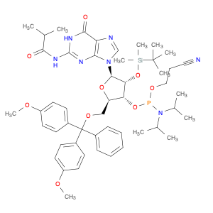 Guanosine, 5'-O-[bis(4-methoxyphenyl)phenylmethyl]-2'-O-[(1,1-dimethylethyl)dimethylsilyl]-N-(2-...