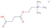 Ethanaminium, 2-(3-carboxy-1-oxopropoxy)-N,N,N-trimethyl-, iodide (1:1)