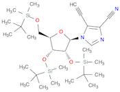 1H-Imidazole-4-carbonitrile, 5-ethynyl-1-[2,3,5-tris-O-[(1,1-dimethylethyl)dimethylsilyl]-β-D-ri...