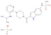 Methanesulfonamide, N-[2-[[4-[3-[(1-methylethyl)amino]-2-pyridinyl]-1-piperazinyl]carbonyl]-1H-ind…