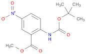 Benzoic acid, 2-[[(1,1-dimethylethoxy)carbonyl]amino]-5-nitro-, methyl ester