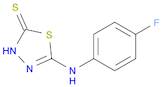 1,3,4-Thiadiazole-2(3H)-thione, 5-[(4-fluorophenyl)amino]-