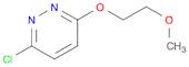 Pyridazine, 3-chloro-6-(2-methoxyethoxy)-