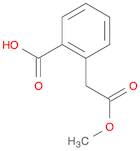 Benzeneacetic acid, 2-carboxy-, 1-methyl ester