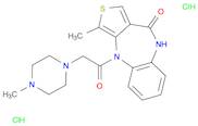 10H-Thieno[3,4-b][1,5]benzodiazepin-10-one, 4,9-dihydro-3-methyl-4-[2-(4-methyl-1-piperazinyl)acet…