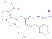 1H-Benzimidazole-7-carboxylic acid, 2-ethoxy-1-[[2'-[(hydroxyamino)iminomethyl][1,1'-biphenyl]-4-y…