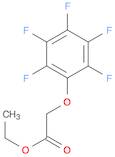 Acetic acid, 2-(2,3,4,5,6-pentafluorophenoxy)-, ethyl ester